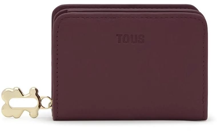 Kožená peňaženka Tous FOLD bordová farba, 2002306021