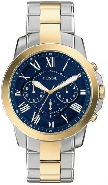 Hodinky Fossil pánske, šedá farba, FS6132