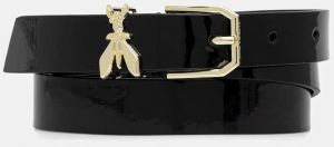 Kožený opasok Patrizia Pepe čierna farba, 8W0045 L125