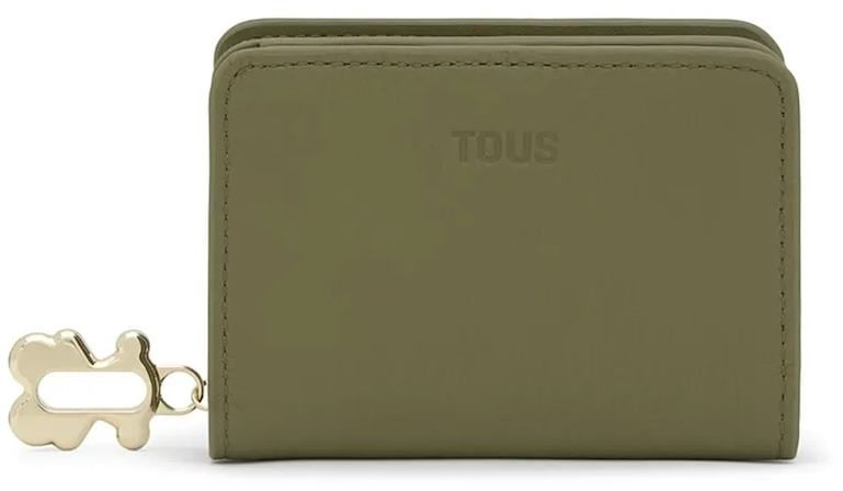 Kožená peňaženka Tous FOLD zelená farba, 2002306039