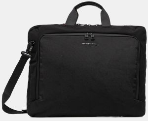 Taška Tommy Hilfiger čierna farba, AM0AM14036