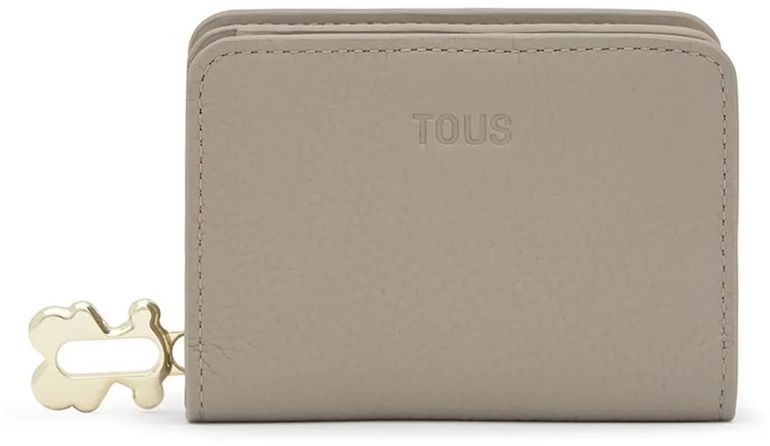 Kožená peňaženka Tous FOLD šedá farba, 2002306044