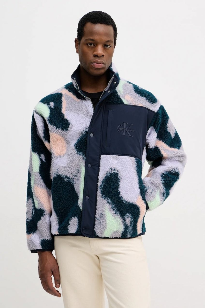 Fleecová mikina Calvin Klein Jeans