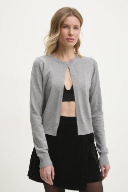 Kardigán Answear.LAB dámsky, šedá farba, tenký