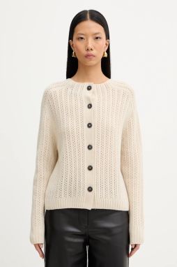 Vlnený sveter Marc O'Polo béžová farba, 508605460209