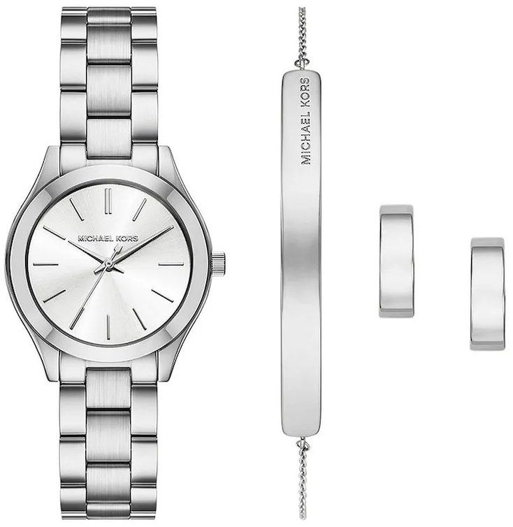 Hodinky Michael Kors dámske, strieborná farba, MK7563SET