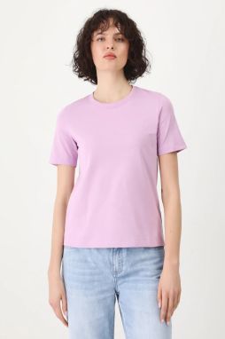Bavlnené tričko Medicine dámske, fialová farba
