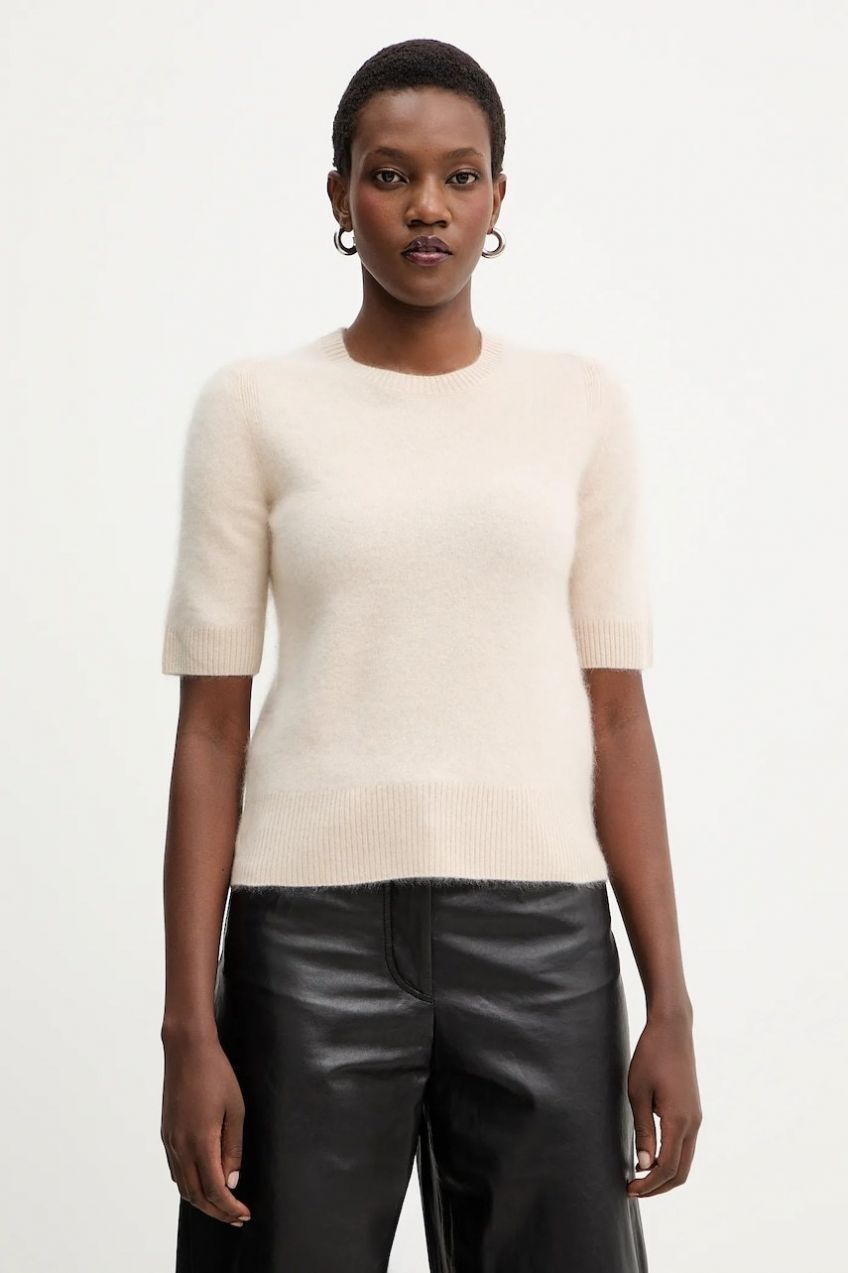 Vlnený sveter Marella béžová farba, ľahké, 2523366075200