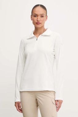 Športová mikina Columbia Glacial IV biela farba, jednofarebná, 1802201