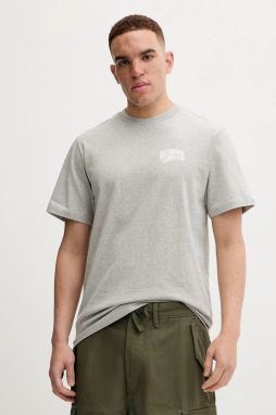 Bavlnené tričko Billionaire Boys Club Small Arch Logo šedá farba, s potlačou