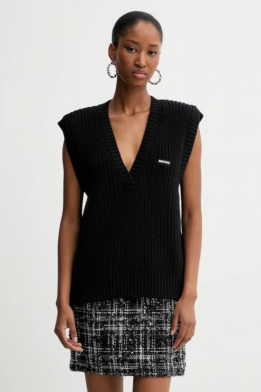 Vesta Rotate dámska, čierna farba, teplé, 114733100