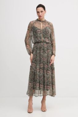 Šaty Hoss Intropia zelená farba, maxi, áčkový strih, 8222123