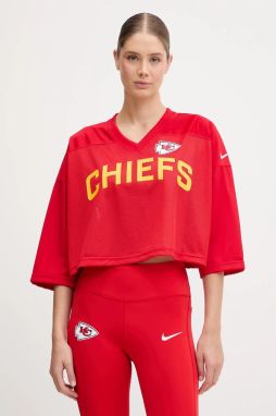 Tričko Nike Jersey Fashion Top dámske, červená farba, 03O3-65N-7G-5HX