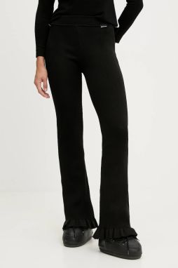 Športové legíny Newland LADY RIB LEGGINGS čierna farba, jednofarebné, N46824.15