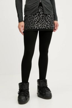 Športové legíny Newland LADY SKIRT LEGGINGS čierna farba, vzorované, N46739.167