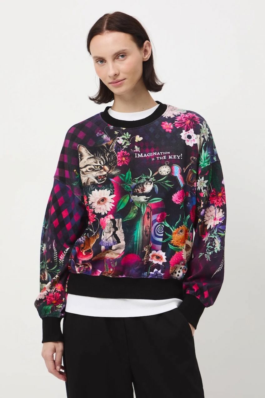 Bavlnená mikina Medicine viac farieb, vzorovaná