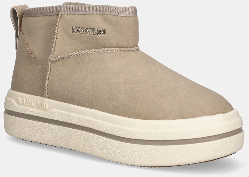 Snehule Napapijri F5GLACIER01/MIC béžová farba, NP0A8911 NB4