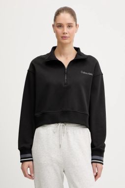 Mikina Calvin Klein Performance čierna farba, jednofarebná, LVGWF5W310