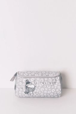 Cestovná kozmetická taštička women'secret SNOOPY šedá farba, 4842023
