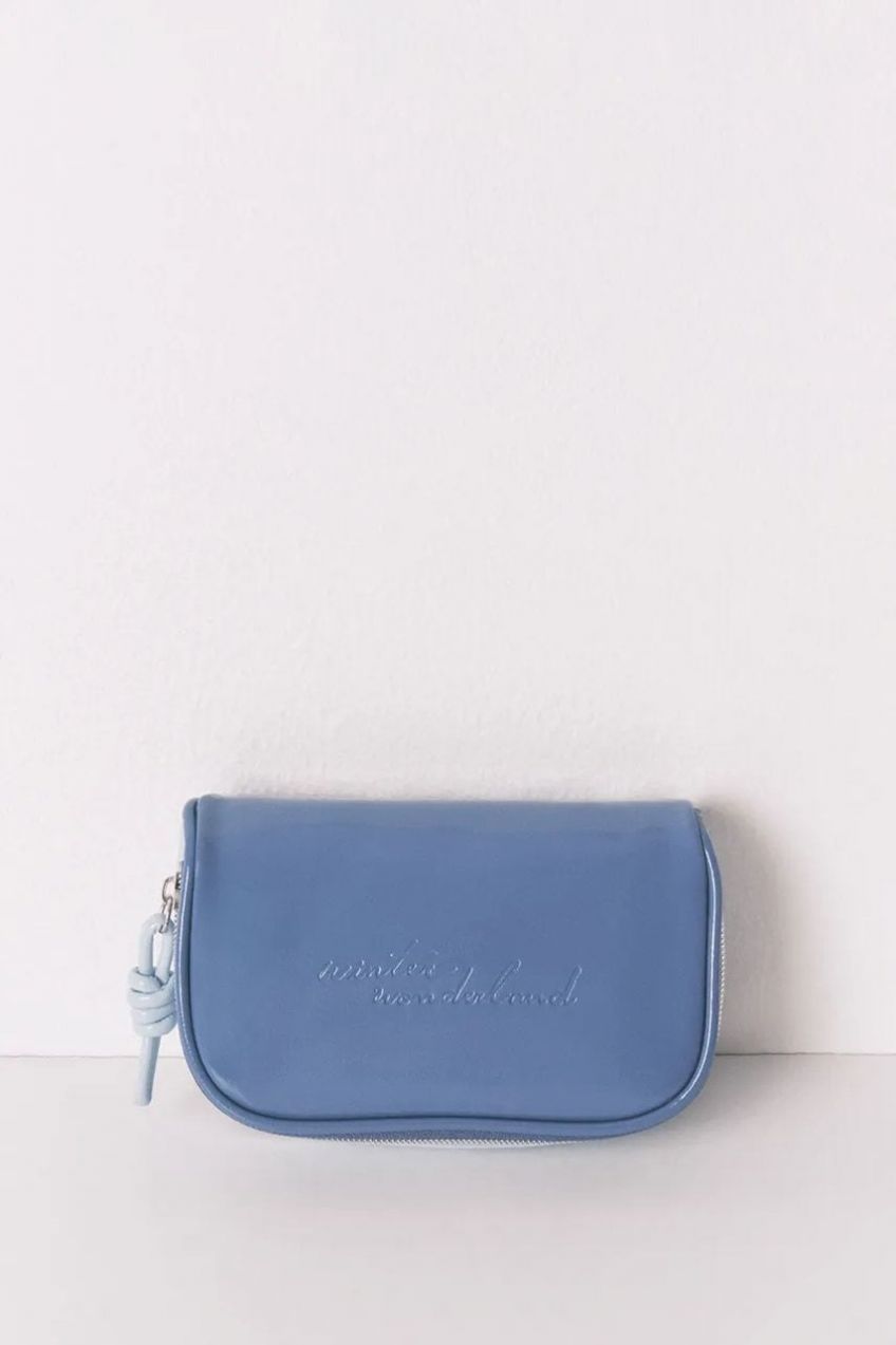 Kozmetická taška women'secret modrá farba, 4842021