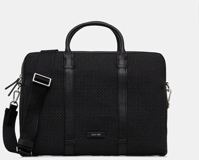 Taška na notebook Calvin Klein čierna farba, LV04D3207G