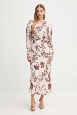 Šaty Marciano Guess DENISE béžová farba, maxi, áčkový strih, 5BGK32 7352A