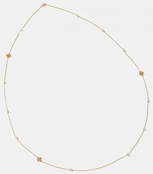 Pozlátený náhrdelník Tory Burch Long Kira 157210-137