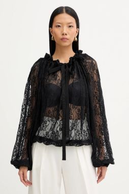 Blúzka Patou čierna farba, jednofarebná, JE1749968