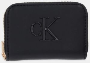 Peňaženka Calvin Klein dámska, čierna farba, LV04F1154G
