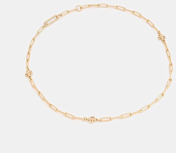 Pozlátený náhrdelník Tory Burch Good Luck 150517-720