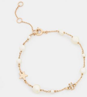 Pozlátený náramok Tory Burch Delicate Kira Pearl 163697-749