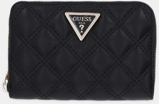 Peňaženka Guess GIULLY dámska, čierna farba, SWQG96 73140