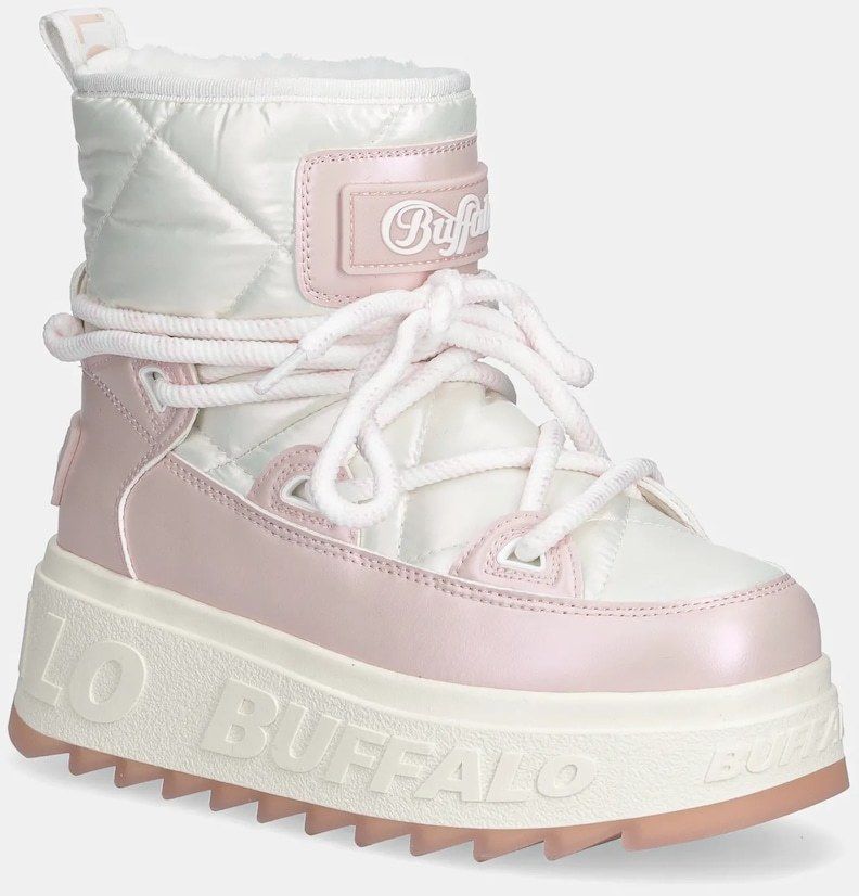 Snehule Buffalo Eliza Snow Boot ružová farba, 1270141-PNK