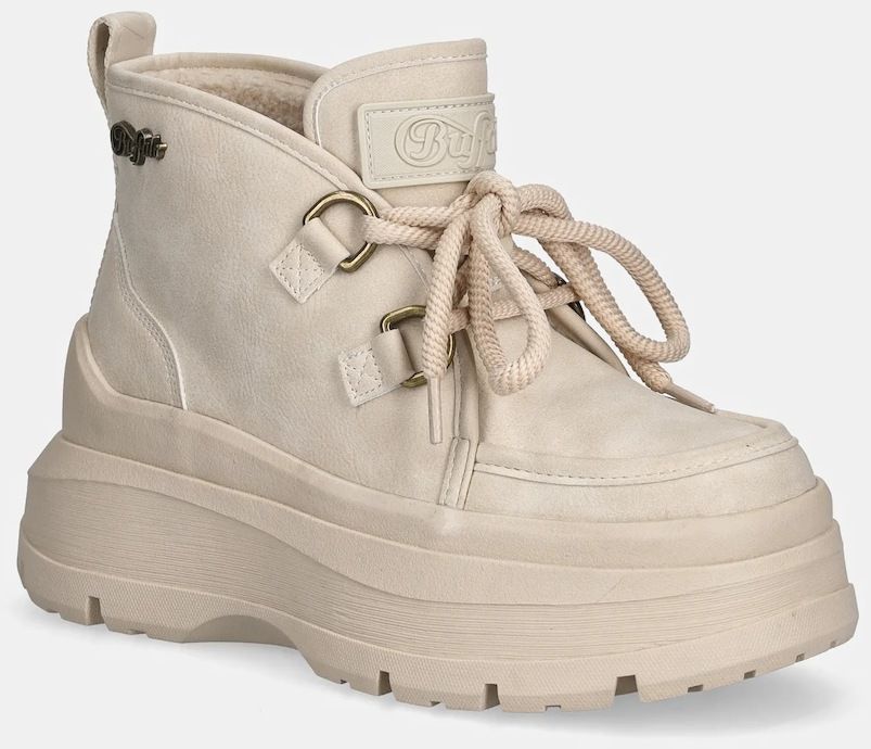Snehule Buffalo Olympia Chukka Warm béžová farba, 1622612-BEI