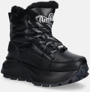 Snehule Buffalo Manhatten Lace Up Puffed čierna farba, 1622621-BLK