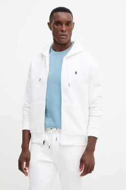 Mikina Polo Ralph Lauren zelená farba, s kapucňou, jednofarebná, 710881517