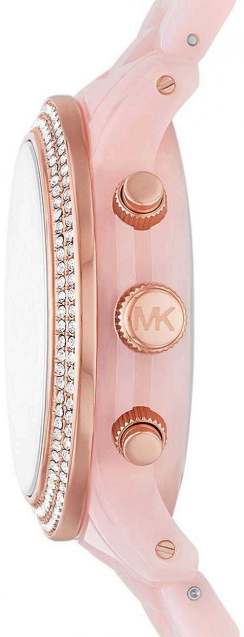 Hodinky Michael Kors dámske, ružová farba