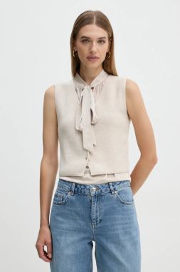 Vesta s prímesou vlny OUI béžová farba, 89307