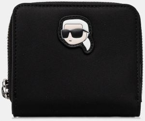 Peňaženka Karl Lagerfeld IKON dámska, čierna farba, A1W32078