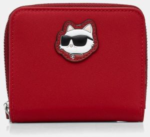 Peňaženka Karl Lagerfeld IKON dámska, červená farba, A1W32043