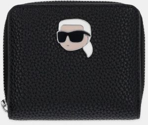 Peňaženka Karl Lagerfeld IKON dámska, čierna farba, A1W32126