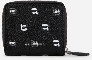 Peňaženka Karl Lagerfeld IKON dámska, čierna farba, A2W32037