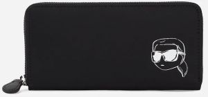 Peňaženka Karl Lagerfeld IKON dámska, čierna farba, A2W32021