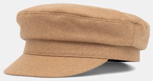 Vlnená čiapka Weekend Max Mara ANGORA béžová farba, vlnená, 2525576044600