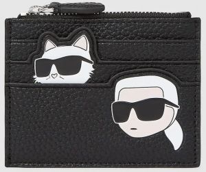 Peňaženka Karl Lagerfeld IKON dámska, čierna farba, A4W32079
