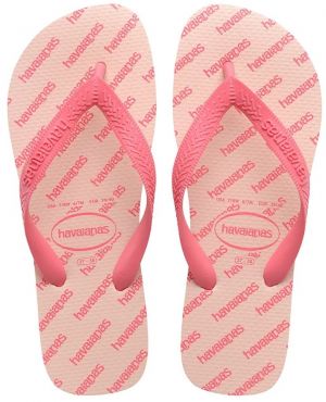 Šľapky Havaianas TOP LOGOMANIA ESSENTIAL BALLET ružová farba, 4149891.0076