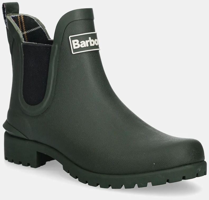 Gumáky Barbour Wilton zelená farba, LRF0066OL11