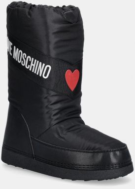Snehule Love Moschino čierna farba, JA24032G0NISA000