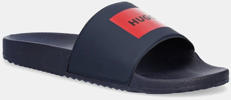 Šľapky HUGO Timein pánske, tmavomodrá farba, 50548061