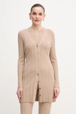 Kardigán Marciano Guess GIADA dámsky, béžová farba, tenký, 5GGR05 5874Z